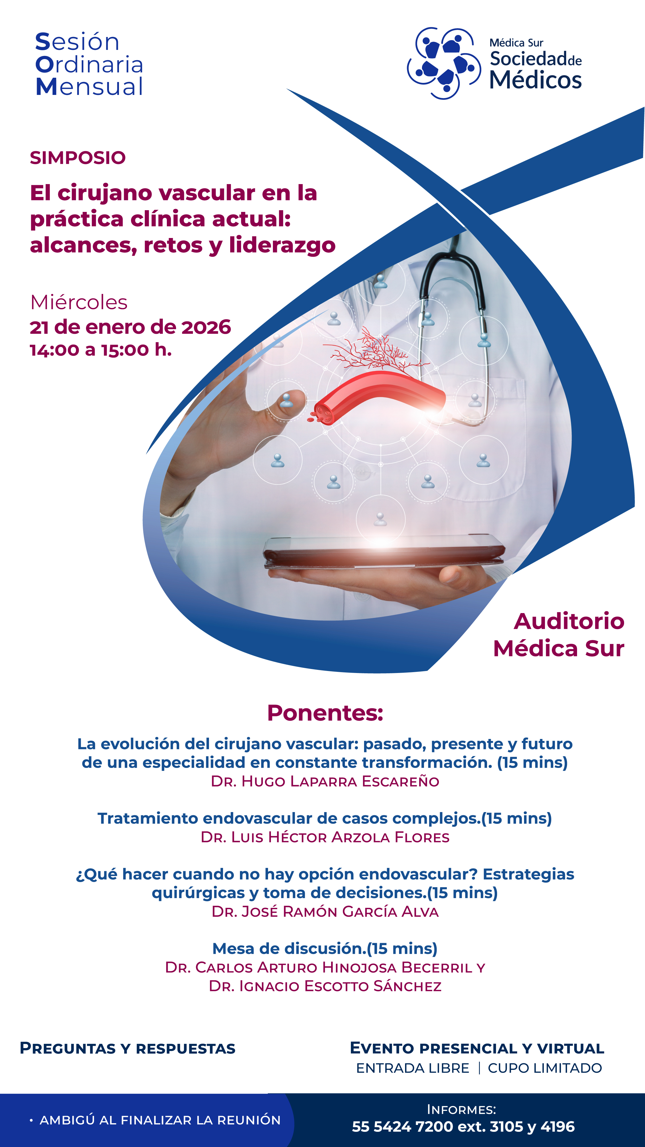 El cirujano vascular en la pr�ctica cl�nica actual: alcances, retos у liderazgo