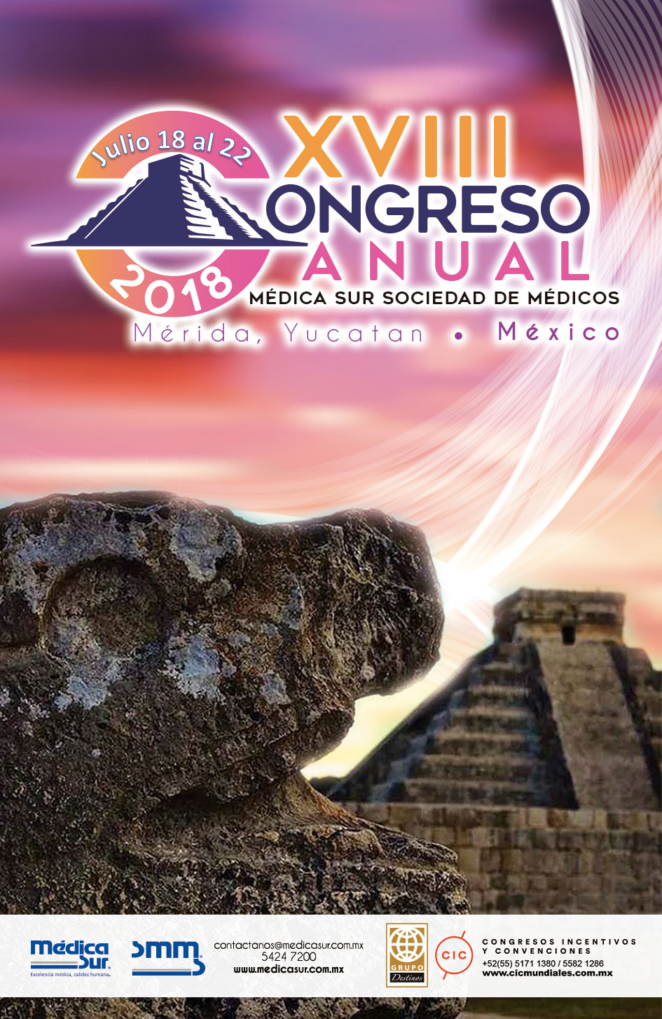 Cartel del XVIII Congreso Anual de la Sociedad de Médicos