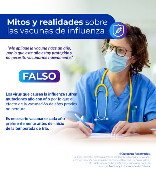 La influenza y enfermedades respiratorias, Prevenirlas est en tus manos