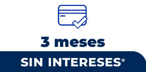 3 meses sin intereses